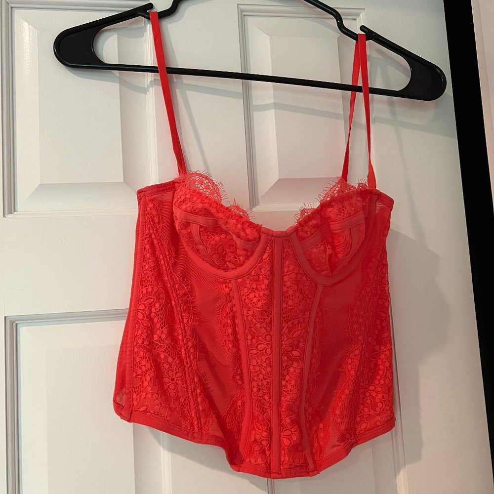 OUT FROM UNDER MODERN LOVE CORSET TOP (URBAN OUTFITTERS)